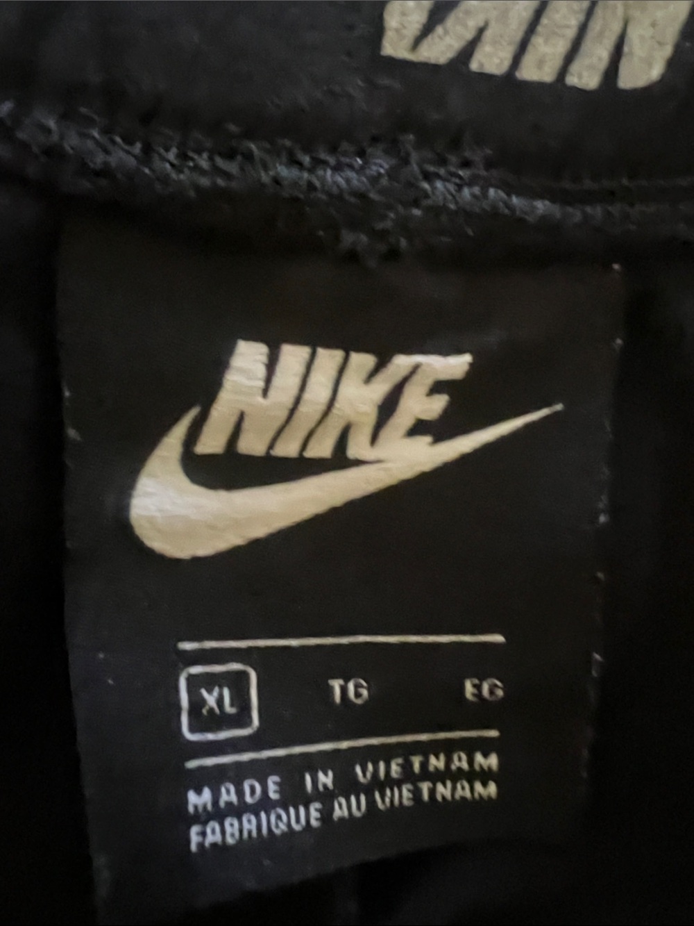 Nike Black NIKEAIR Allover Logo Athletic Shorts - Picture 2 of 5